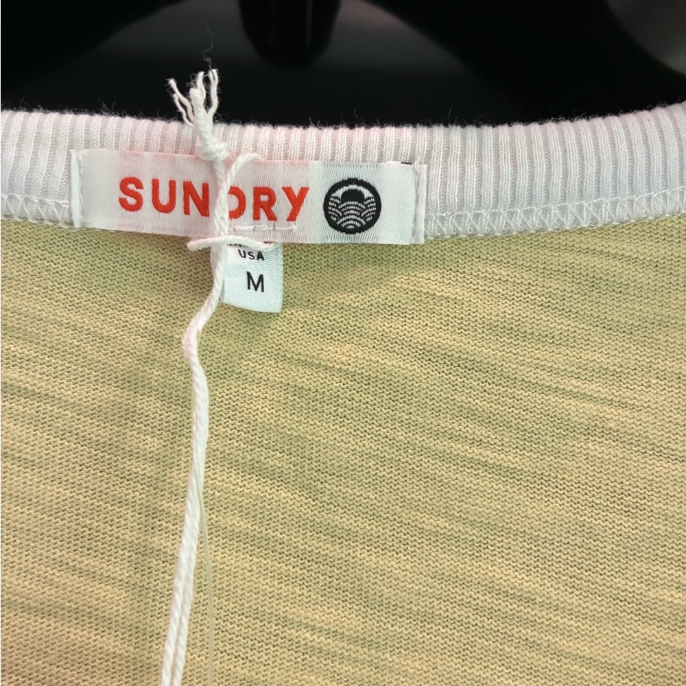 Sundry Cream Yellow Racerback Tank Dress New With Tags - Picture 7 of 7